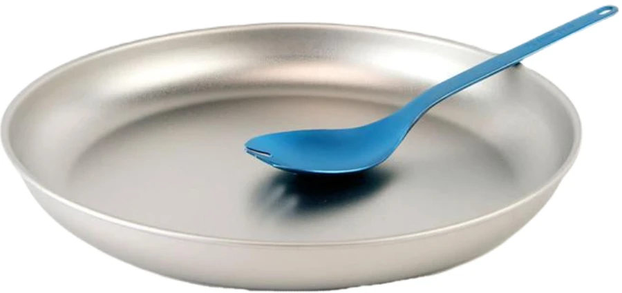 Snow Peak Titanium Trek Plate Ultralight Camping Tablewear 4 Snow Peak Titanium Trek Plate Ultralight Camping Tablewear - Image 2