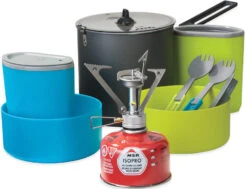 MSR Pocket Rocket Stove Kit Single Burner & Cookware Set