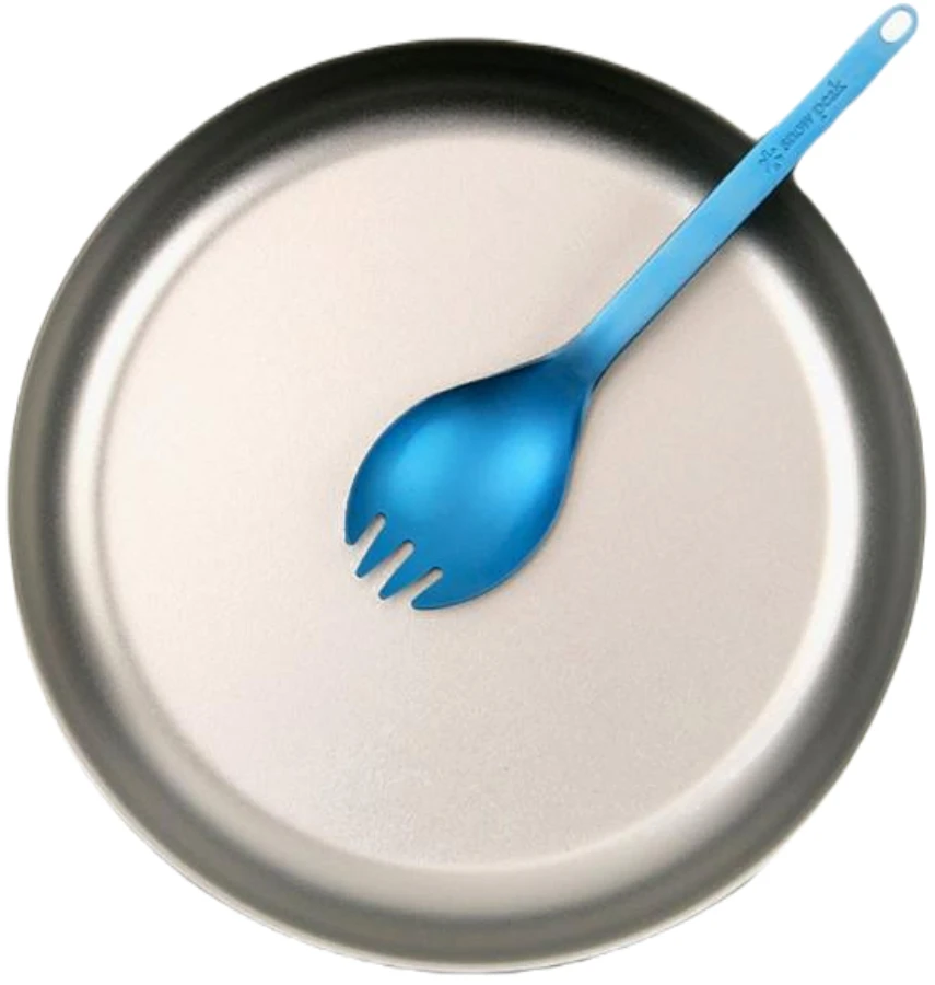 Snow Peak Titanium Trek Plate Ultralight Camping Tablewear 5 Snow Peak Titanium Trek Plate Ultralight Camping Tablewear - Image 3