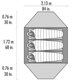 MSR Elixir 3 V2 Tent Backpacking Shelter 29 MSR Elixir 3 V2 Tent Backpacking Shelter -Camping Gear Store 81650f31 125a 4321 a2d6 976370ebeb3810312 msr elixir 3 floorplan top
