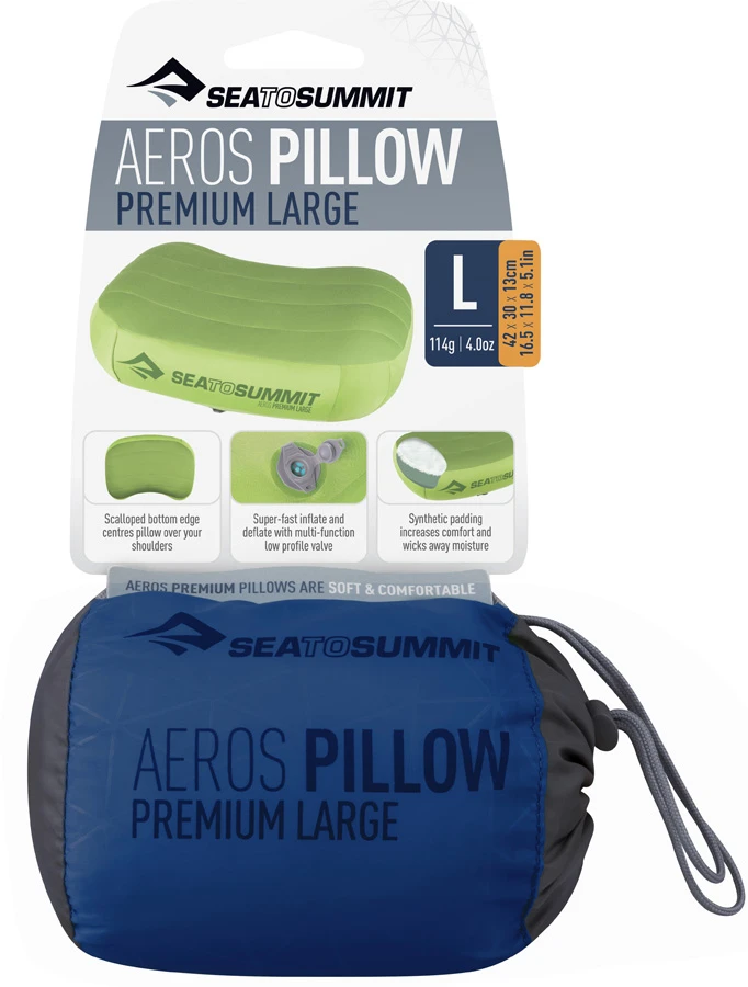 Sea To Summit Aeros Premium Inflatable Camping Pillow 11 Sea To Summit Aeros Premium Inflatable Camping Pillow - Image 9