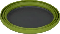 Sea To Summit X-Set 3 Folding Tableware Set -Camping Gear Store AXSET3OL X Set 3Piece X Bowl Olive 05