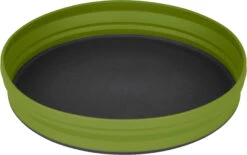Sea To Summit X-Set 3 Folding Tableware Set -Camping Gear Store AXSET3OL X Set 3Piece X Plate Olive 02