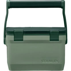 Stanley Easy Carry Outdoor Cooler Camping Coolbox -Camping Gear Store B2B Web PNG The Easy Carry Outdoor Cooler 7QT Stanley Green Front 1800x1800