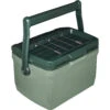 Stanley Easy Carry Outdoor Cooler Camping Coolbox -Camping Gear Store B2B Web PNG The Easy Carry Outdoor Cooler 7QT Stanley Green Hero Back 1800x1800