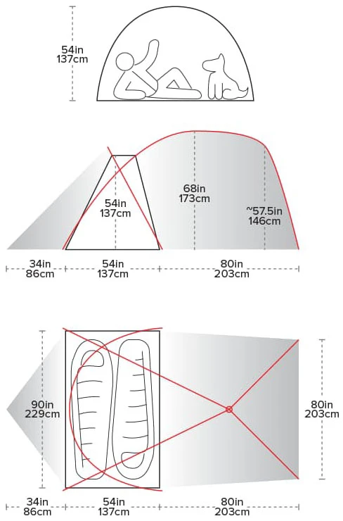 Big Agnes Wyoming Trail 2 Car Camping & Bikepacking Tent 4 Big Agnes Wyoming Trail 2 Car Camping & Bikepacking Tent - Image 2
