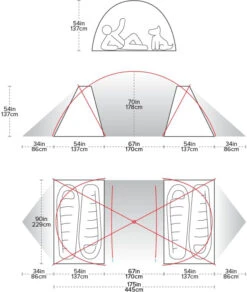 Big Agnes Wyoming Trail 4 Car Camping Tent -Camping Gear Store FPHH WT422