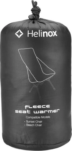Helinox Fleece Seat Warmer Sunset/Beach Chair Cover -Camping Gear Store FleeceSeatWarmerForSunset Black 5 2000px