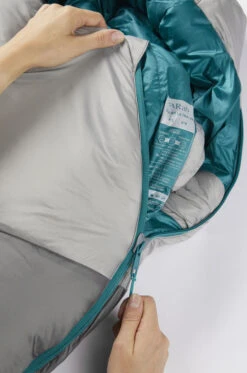 Rab Women's Solar Ultra 3 Lightweight Sleeping Bag -Camping Gear Store SOLAR ULTRA 3 WMNS DARK PEWTER QSS 02 DPW 09