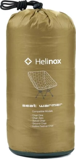 Helinox Quilted Seat Warmer Chair Cover -Camping Gear Store SeatWarmerForChairOne CoyoteFG 82000px