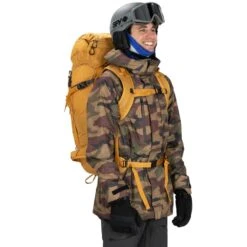 Osprey Soelden Technical Snow/Ski Backpack -Camping Gear Store Soelden 42L F23 OnBody1 ArtisanYellowcopy