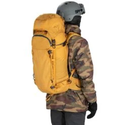 Osprey Soelden Technical Snow/Ski Backpack -Camping Gear Store Soelden 42L F23 OnBody3 ArtisanYellowcopy