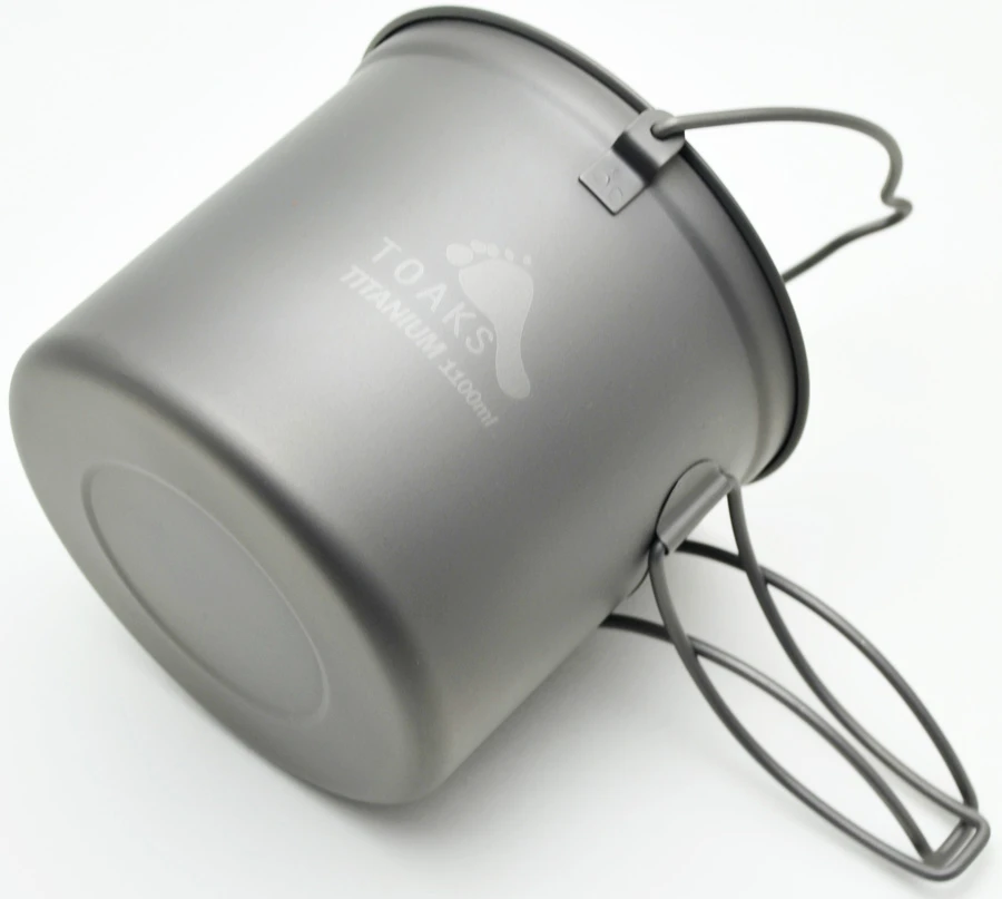 Titanium Pot + Bail Handle Ultralight Camping Cookware 5 Titanium Pot + Bail Handle Ultralight Camping Cookware - Image 3