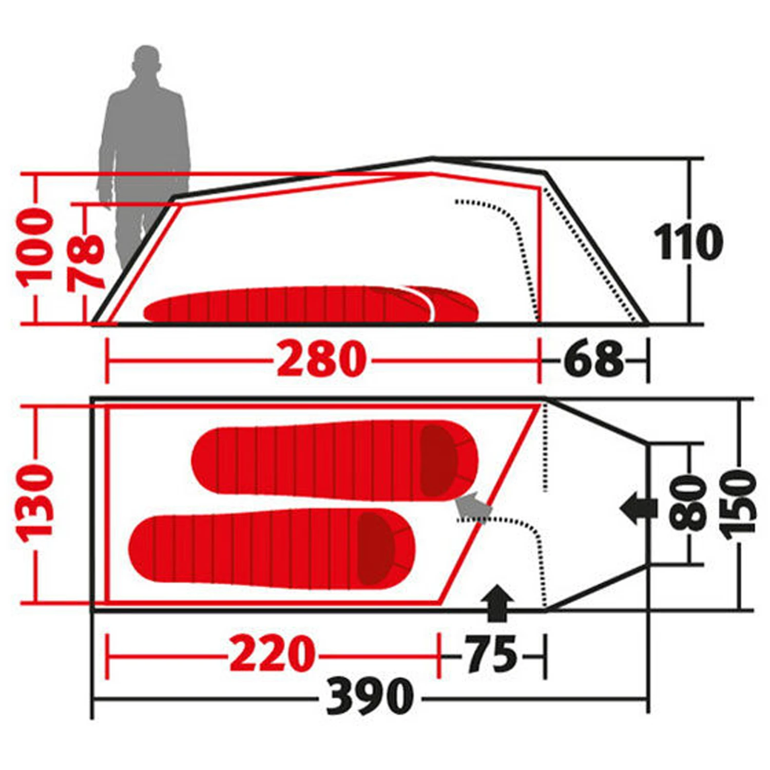 Wechsel Tempest 2 Ultralight Hiking Tent 14 Wechsel Tempest 2 Ultralight Hiking Tent - Image 12