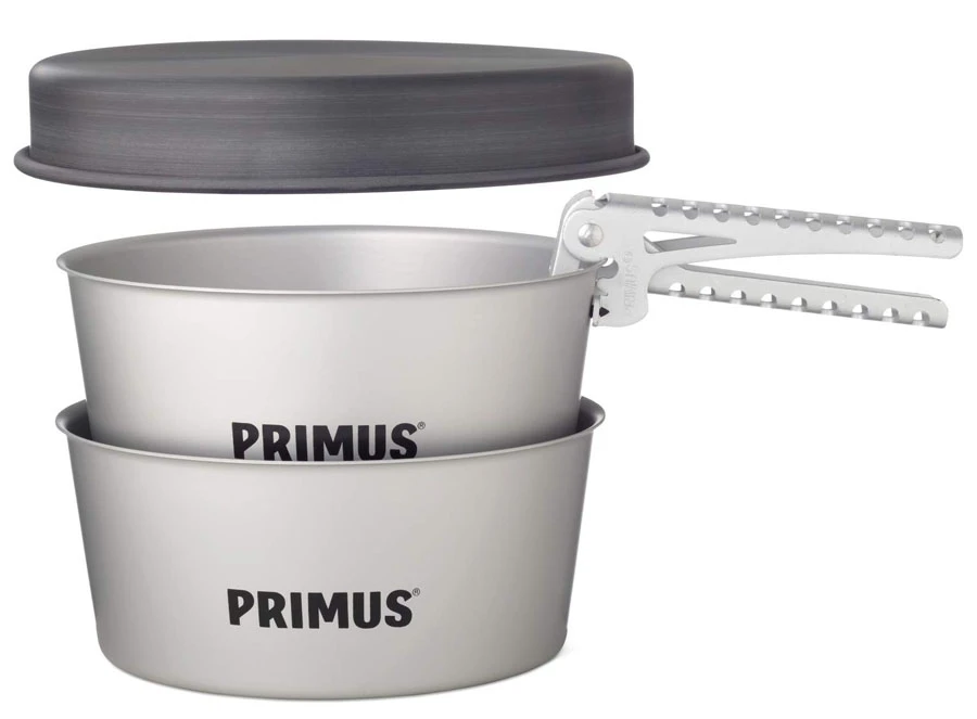 Primus Essential Pot Set 1.3L Camping Cookware Set 3 Primus Essential Pot Set 1.3L Camping Cookware Set