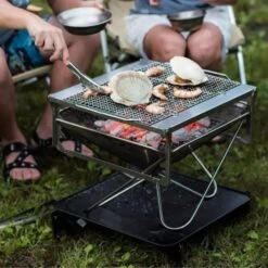 Snow Peak Pack & Carry Starter Kit Portable Camping Grill & Firepit 9 Snow Peak Pack & Carry Starter Kit Portable Camping Grill & Firepit -Camping Gear Store fk213