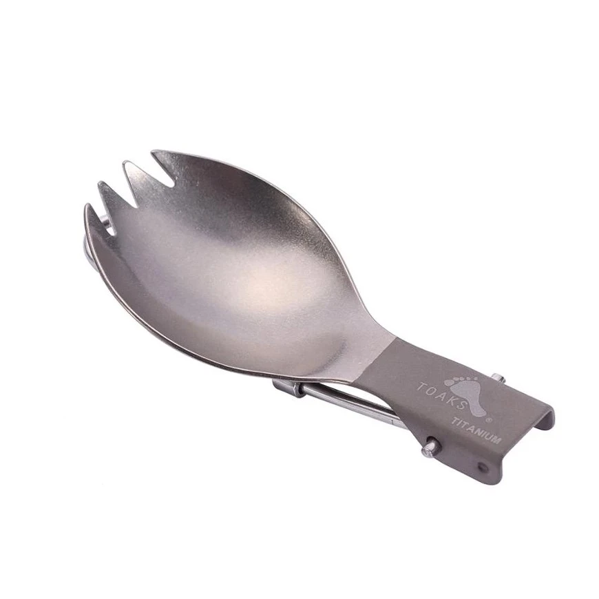 Titanium Folding Spork Ultralight Camping Cutlery 8 Titanium Folding Spork Ultralight Camping Cutlery - Image 6