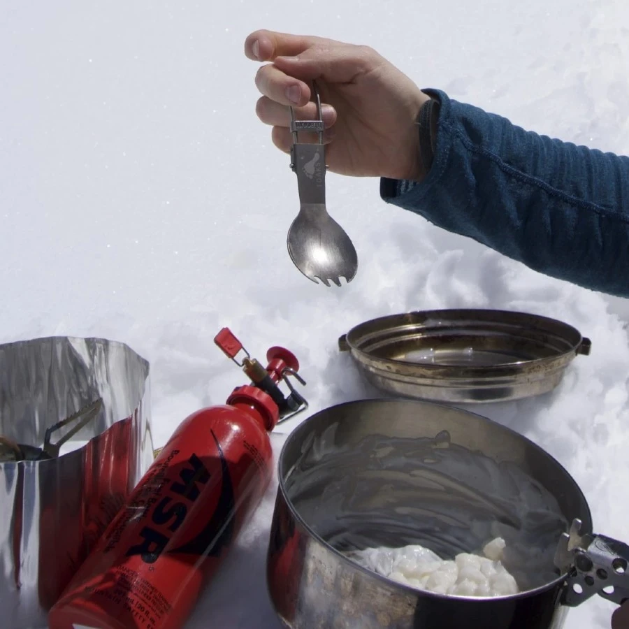 Titanium Folding Spork Ultralight Camping Cutlery 9 Titanium Folding Spork Ultralight Camping Cutlery - Image 7