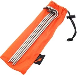 Titanium Hook Tent Pegs Ultralight Ground Stakes