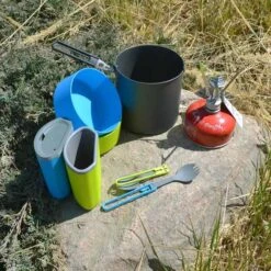 MSR Pocket Rocket Stove Kit Single Burner & Cookware Set -Camping Gear Store glct0316D