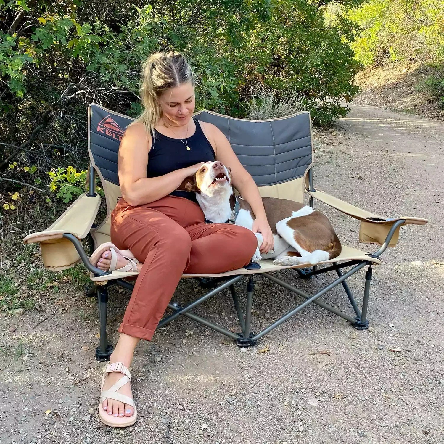 Kelty Loveseat Low Padded Double Camping Chair 8 Kelty Loveseat Low Padded Double Camping Chair - Image 6