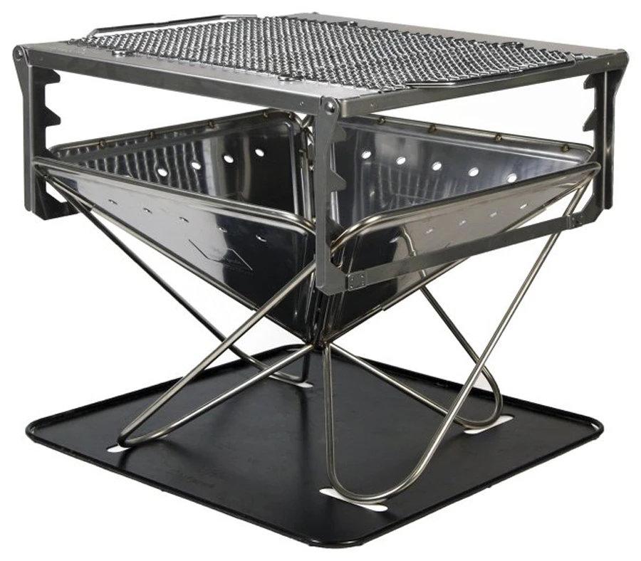 Snow Peak Pack & Carry Starter Kit Portable Camping Grill & Firepit 3 Snow Peak Pack & Carry Starter Kit Portable Camping Grill & Firepit