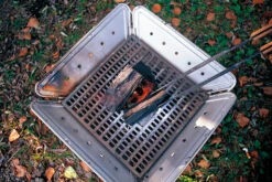 Snow Peak Fireplace Coal Bed Cast Iron Firepit Grid Plate -Camping Gear Store st 032s l1