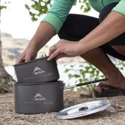 MSR Ceramic 2-Pot Set Compact Camping Cookware -Camping Gear Store x518