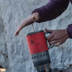 MSR Windburner Coffee Press Kit Tea & Coffee French Press -Camping Gear Store x552