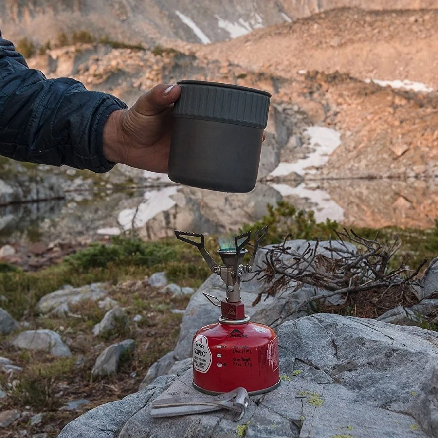 MSR Pocket Rocket 2 Mini Stove Kit Camping Stove & Cookware Set 6 MSR Pocket Rocket 2 Mini Stove Kit Camping Stove & Cookware Set - Image 4