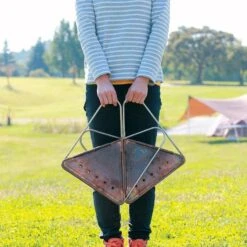 Snow Peak Pack & Carry Fireplace Medium Portable Fire Pit -Camping Gear Store zllo2561